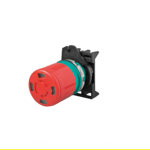 Грибковая кнопка ø30 разблокировка поворотом с окошком_PPFN1R3S