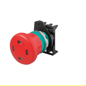 Грибковая кнопка ø40 нажимно-вытяжная с окошком_PPFN1P4S