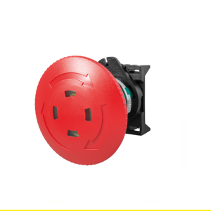 Грибковая кнопка ø60 разблокировка поворотом с окошком_PPFN1R6S