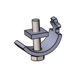 Клипса С-рельса