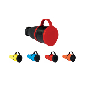 Розетка каучуковая 2Р+РЕ 16А 220В IP54