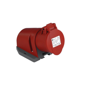 Розетка силовая стационарная 3Р+РЕ+N 32А 380-415В IP44