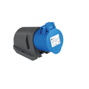 Розетка силовая стационарная настенная 2Р+РЕ 32А 240В IP44