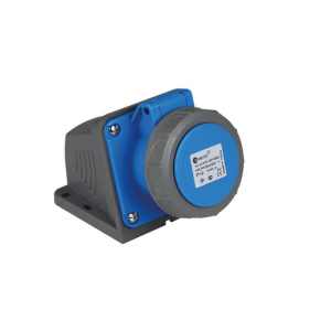 Розетка силовая стационарная настенная 2Р+РЕ 32А 240В IP67