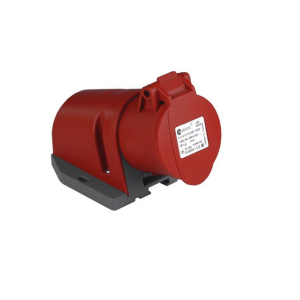 Розетка силовая стационарная настенная 3Р+РЕ 32А 380-415В IP44