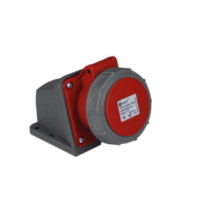 Розетка силовая стационарная настенная 3Р+РЕ 32А 380-415В IP67