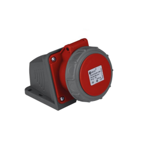 Розетка силовая стационарная настенная 3Р+РЕ+N 32А 380-415В IP67