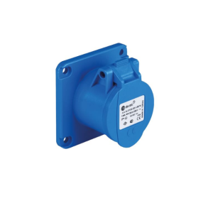 Розетка силовая встраиваемая 2Р+РЕ 32А 240В IP44