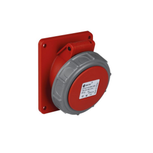 Розетка силовая встраиваемая наклонная 3Р+РЕ 32А 380-415В IP67