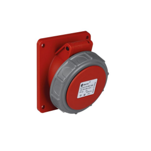 Розетка силовая встраиваемая наклонная 3Р+РЕ+N 32А 380-415В IP67