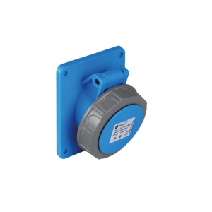 Розетка силовая встроенная наклонная 2Р+РЕ 32А 240В IP67