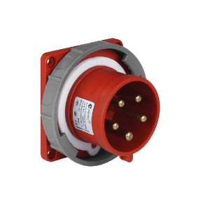 Вилка-фазоинвертор фланцевая 3Р+РЕ+N 16А 380-415В IP67