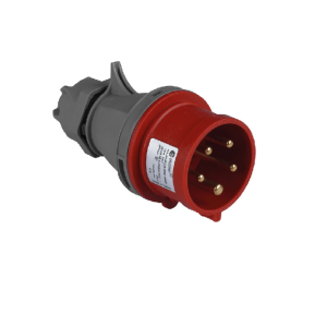 Вилка-фазоинвертор кабельная 3Р+РЕ+N 16А 380-415В IP44