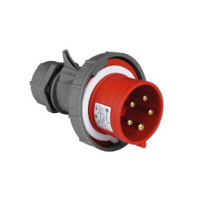 Вилка-фазоинвертор кабельная 3Р+РЕ+N 16А 380-415В IP67