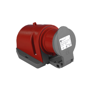 Вилка-фазоинвертор кабельная стационарная для монтажа на поверхность (с защит.крышкой) 3Р+РЕ+N 16А 380-415В IP44