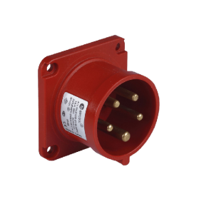 Вилка-фазоинвертор кабельная встраиваемая 3Р+РЕ+N 16А 380-415В IP44