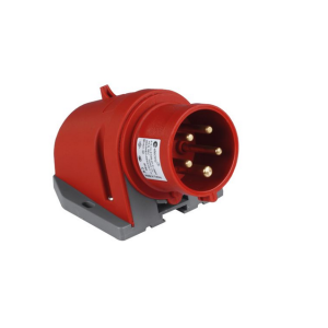 Вилка силовая стационарная настенная 3Р+РЕ+N 32А 380-415В IP44