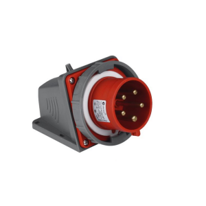 Вилка силовая стационарная настенная 3Р+РЕ+N 32А 380-415В IP67