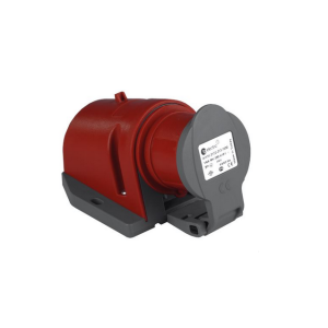 Вилка силовая стационарная настенная (с крышкой) 3Р+РЕ+N 32А 380-415В IP44