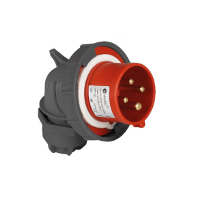 Вилка силовая угловая 3Р+РЕ 32А 380-415В IP67