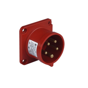 Вилка силовая встраиваемая 3Р+РЕ+N 32А 380-415В IP44