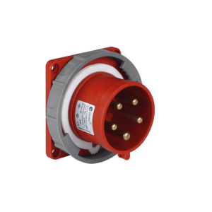 Вилка силовая встраиваемая (83х90) 3Р+РЕ+N 32А 380-415В IP67