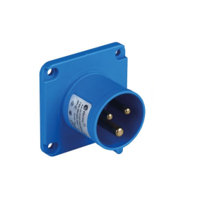 Вилка силовая встроенная 2Р+РЕ 32А 240В IP44