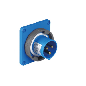 Вилка силовая встроенная (83х97) 2Р+РЕ 32А 240В IP67